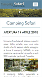 Mobile Screenshot of campingsafari.it